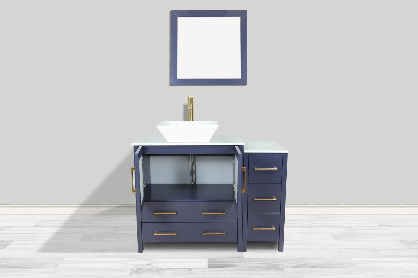Vanity Art Ravenna 42" Single Sink Bathroom Vanity Combo Set
