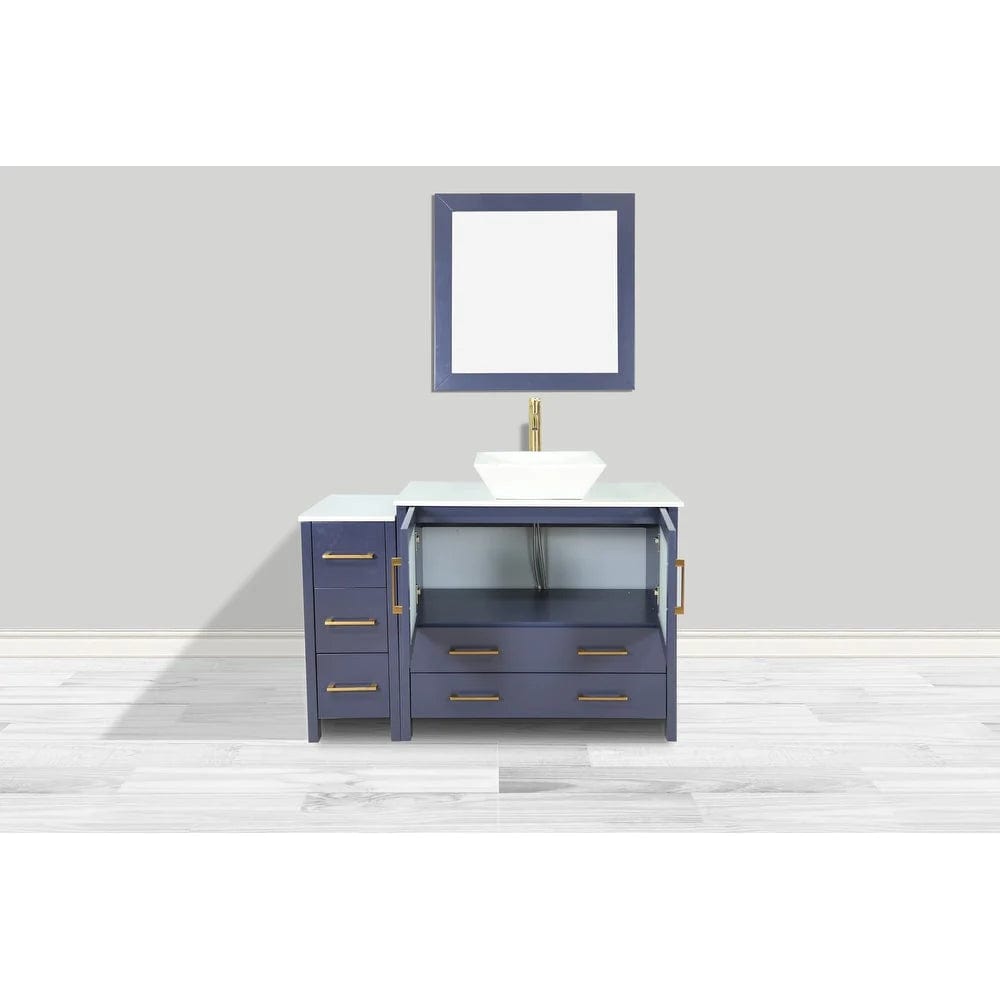 Vanity Art Ravenna 48" Single Sink Bathroom Vanity Combo Set