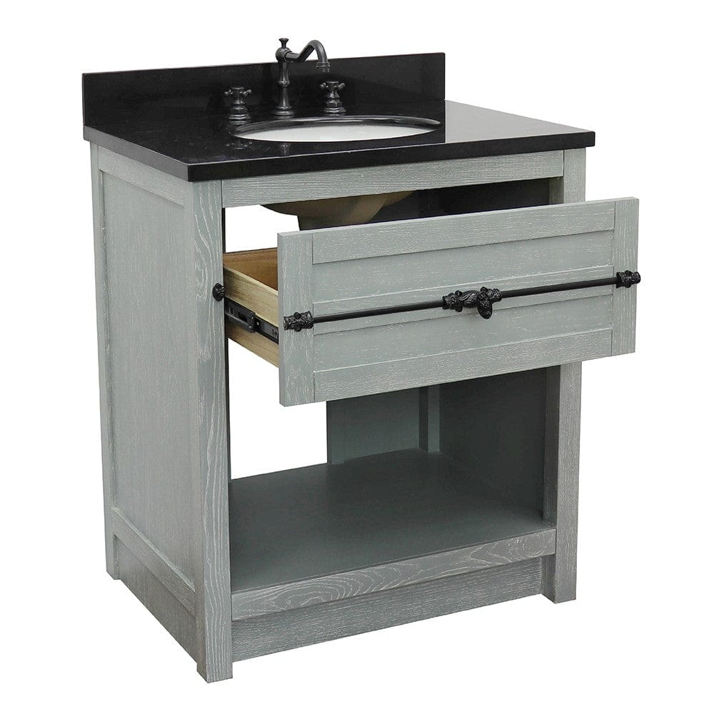 Bellaterra 31" Single Vanity in Gray Ash Finish