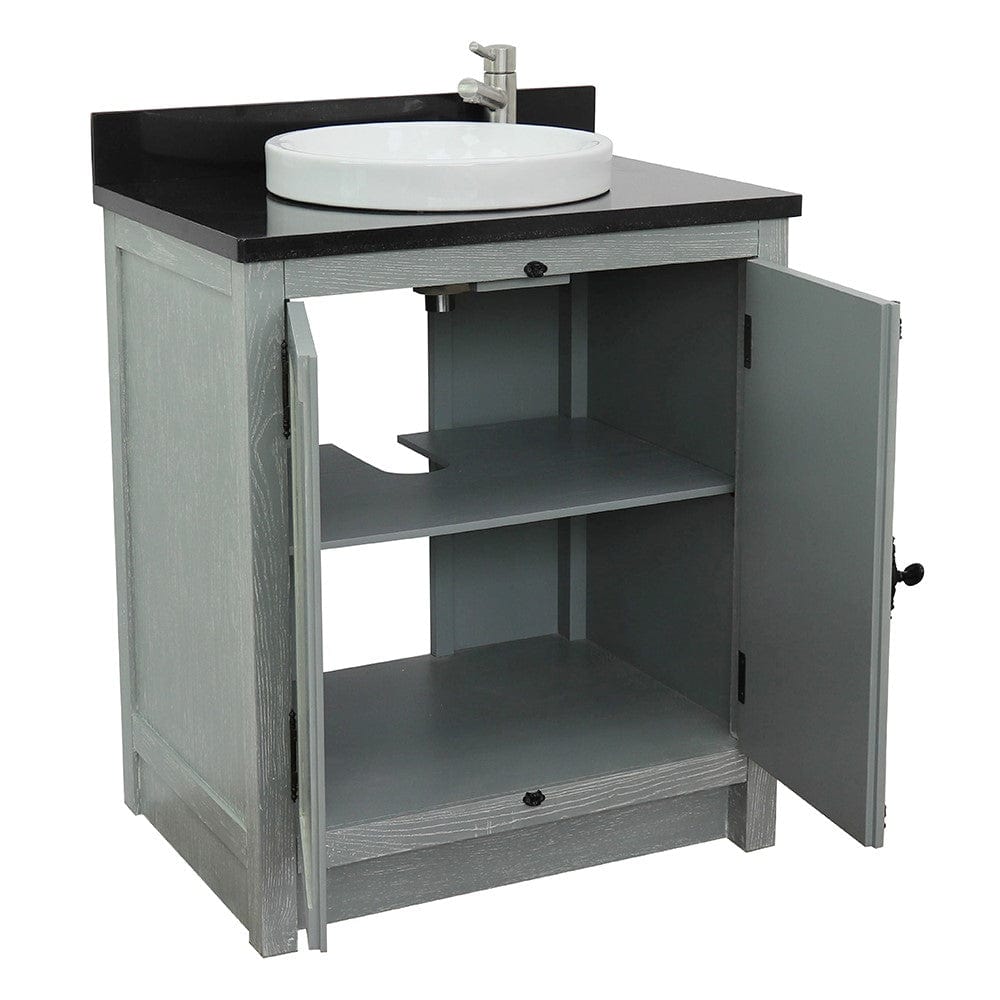 Bellaterra 31" Single Vanity in Gray Ash Finish