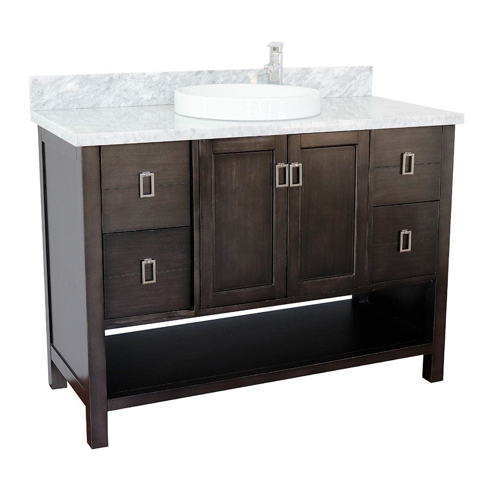 Bellaterra 49" Single Vanity in Silvery Brown Finish