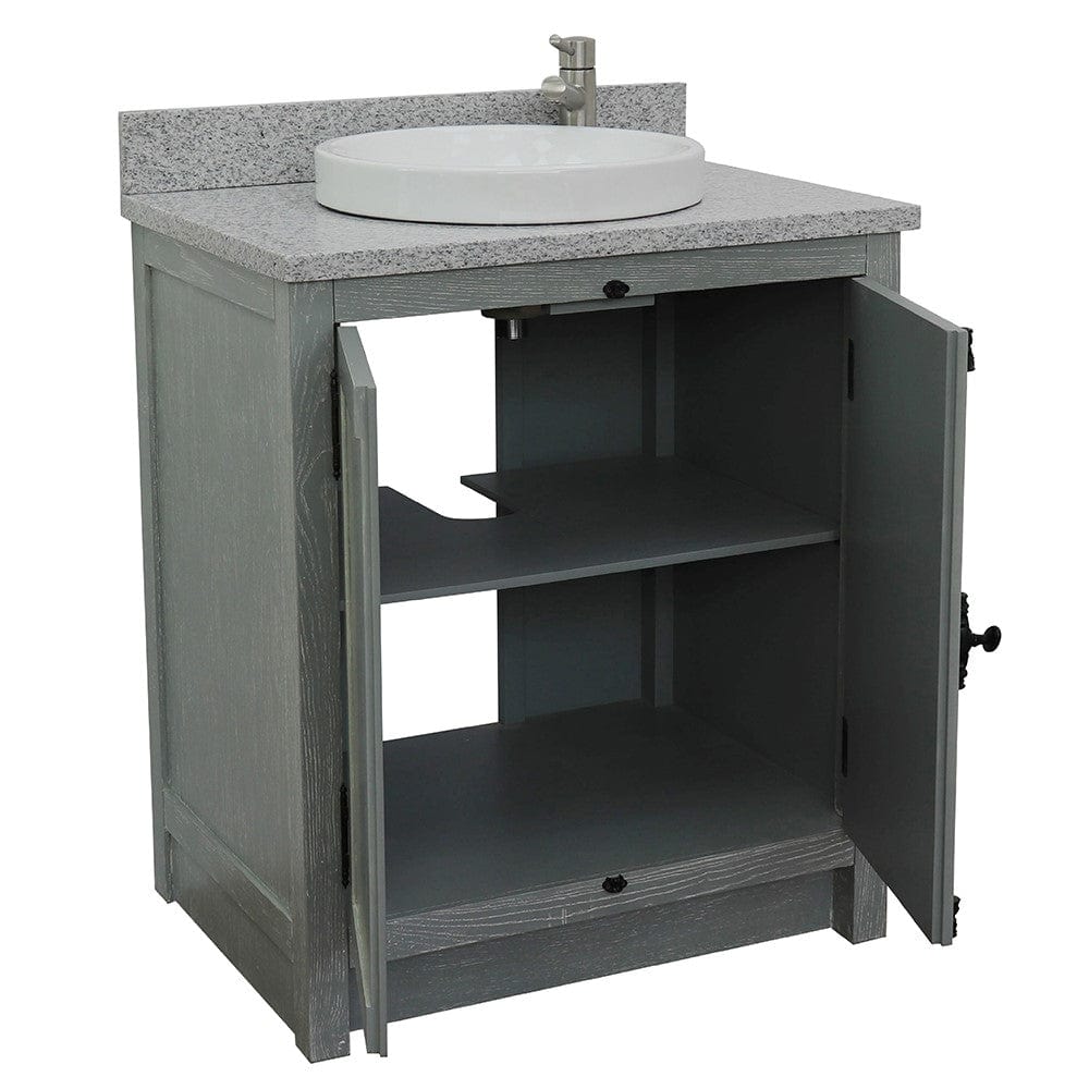 Bellaterra 31" Single Vanity in Gray Ash Finish