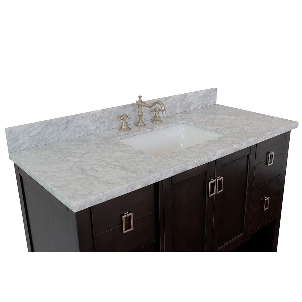 Bellaterra 49" Single Vanity in Silvery Brown Finish