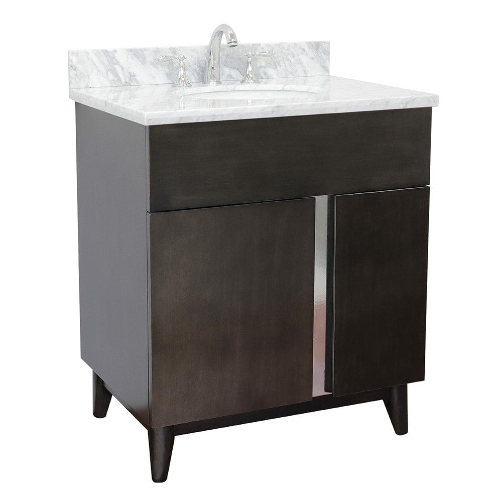 Bellaterra 31" Single Vanity in Silvery Brown Finish