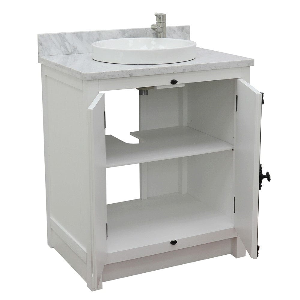 Bellaterra 31" Single Vanity in Glacier Ash Finish