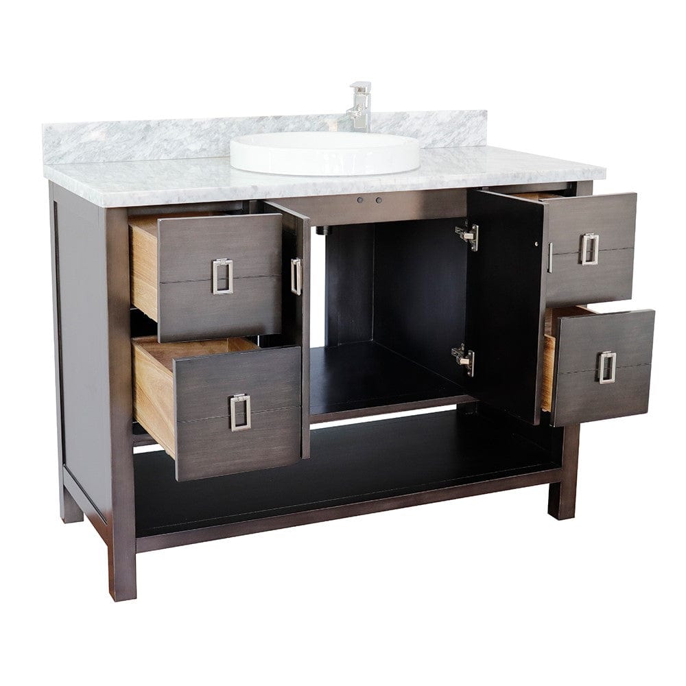 Bellaterra 49" Single Vanity in Silvery Brown Finish