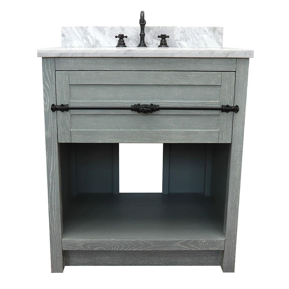 Bellaterra 31" Single Vanity in Gray Ash Finish