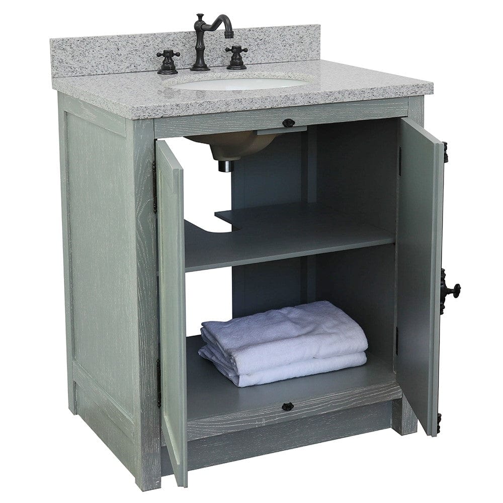 Bellaterra 31" Single Vanity in Gray Ash Finish