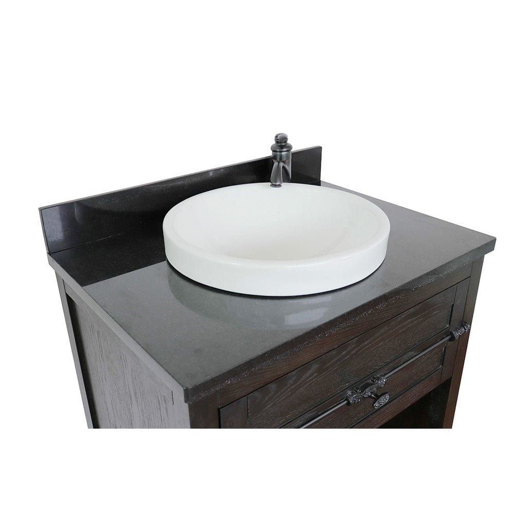 Bellaterra 31" Single Vanity in Brown Ash Finish