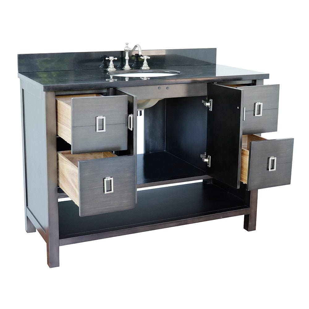 Bellaterra 49" Single Vanity in Silvery Brown Finish