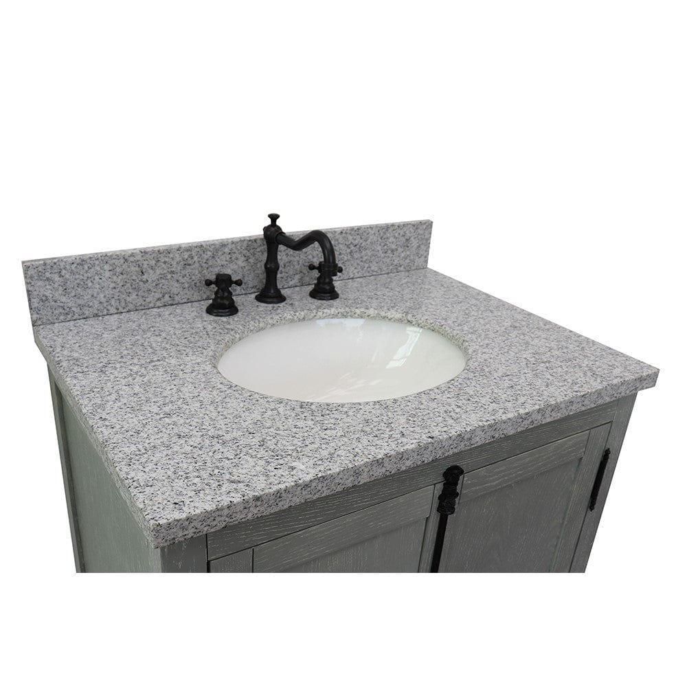 Bellaterra 31" Single Vanity in Gray Ash Finish