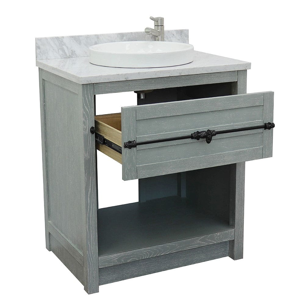 Bellaterra 31" Single Vanity in Gray Ash Finish