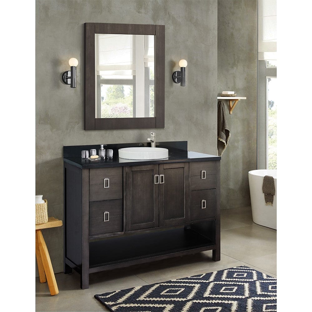 Bellaterra 49" Single Vanity in Silvery Brown Finish