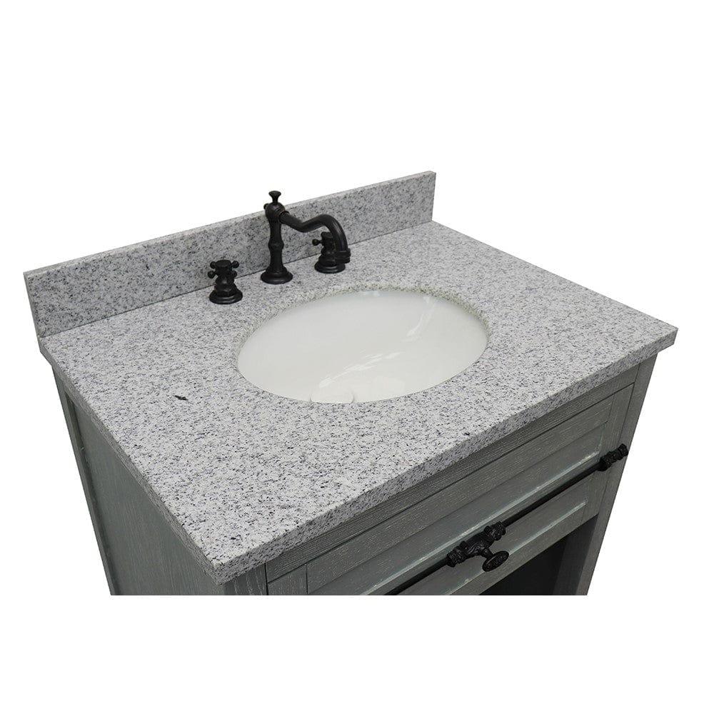 Bellaterra 31" Single Vanity in Gray Ash Finish