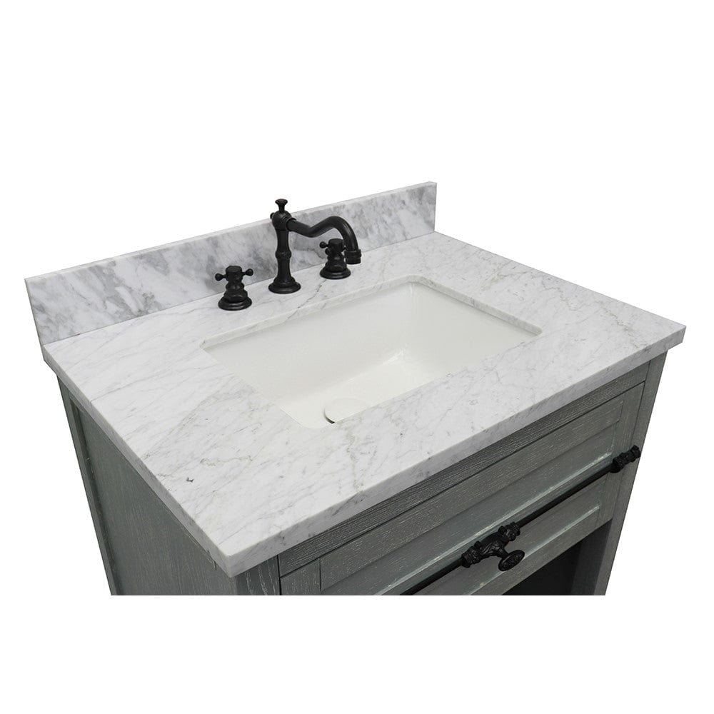 Bellaterra 31" Single Vanity in Gray Ash Finish