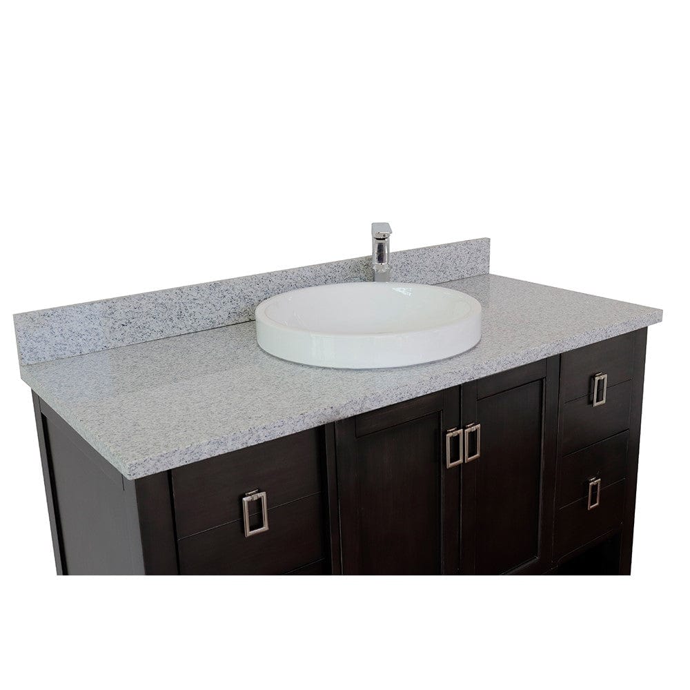 Bellaterra 49" Single Vanity in Silvery Brown Finish