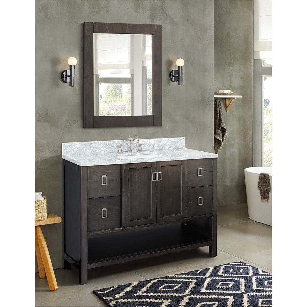 Bellaterra 49" Single Vanity in Silvery Brown Finish