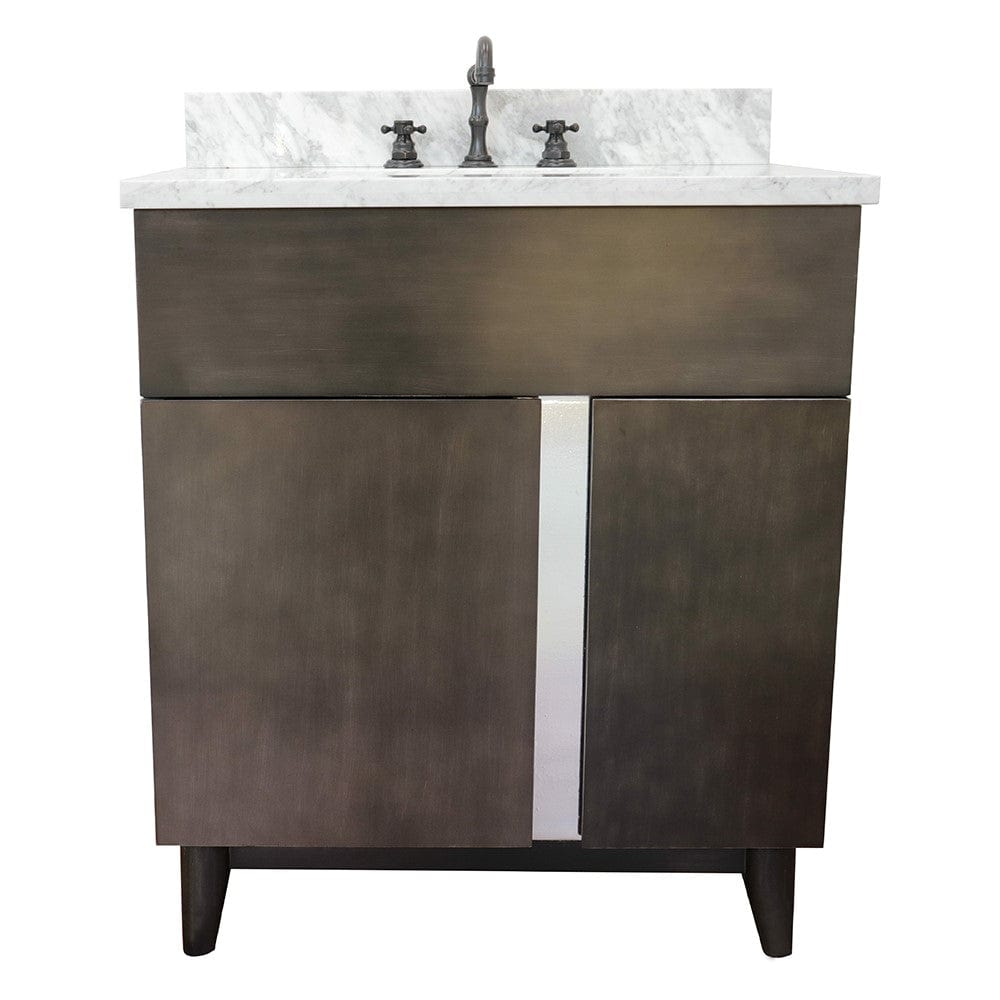 Bellaterra 31" Single Vanity in Silvery Brown Finish