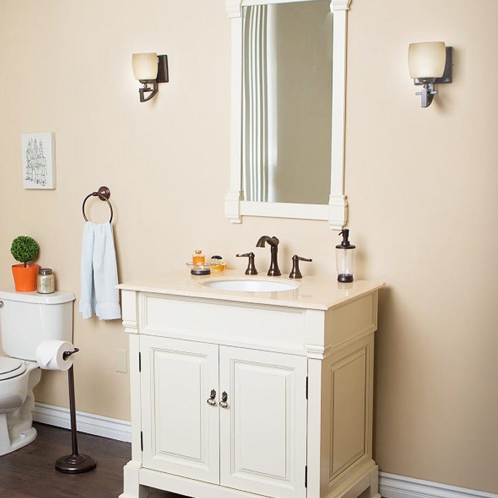 Bellaterra 36 in Single Sink Vanity Wood