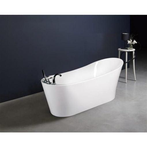 A&E Bath & Shower Paris Freestanding Bathtub – 67-in – White