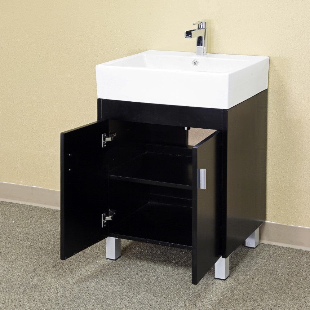 Bellaterra 22.8 in Single sink vanity-wood-dark espresso 203146