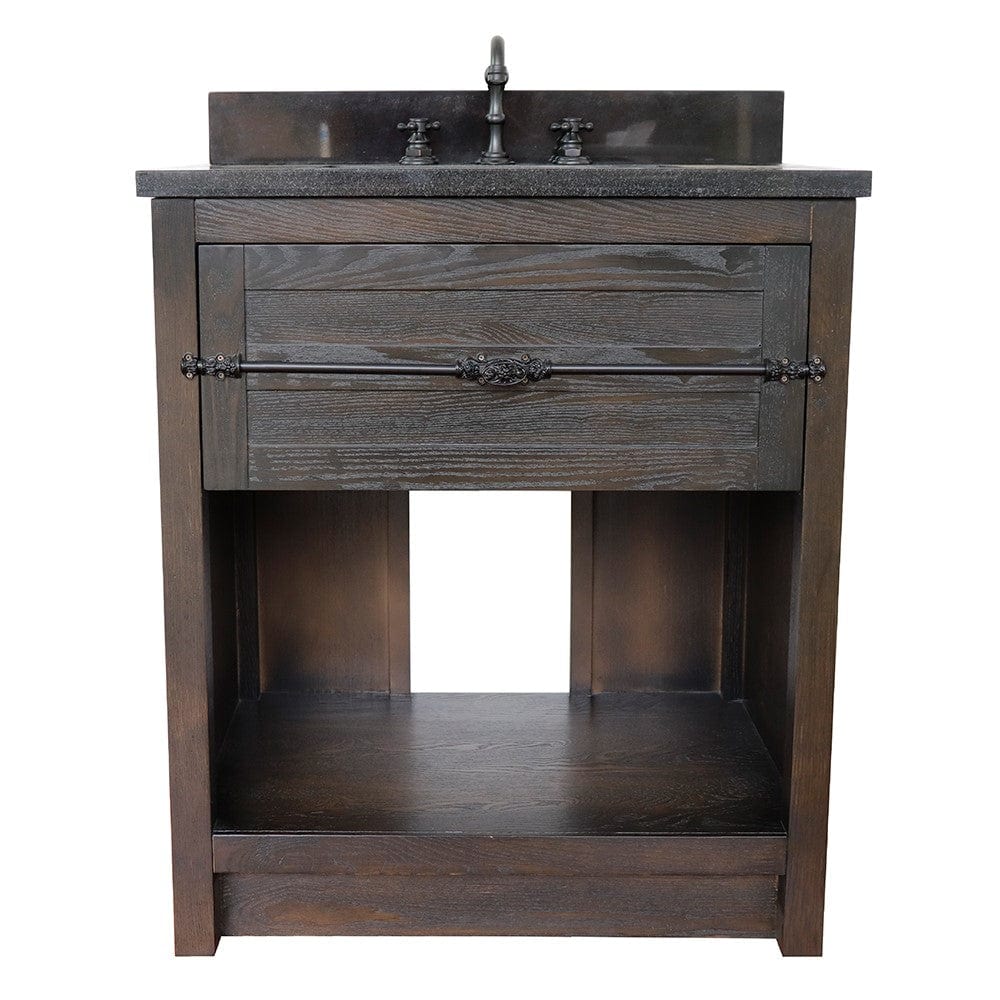 Bellaterra 31" Single Vanity in Brown Ash Finish