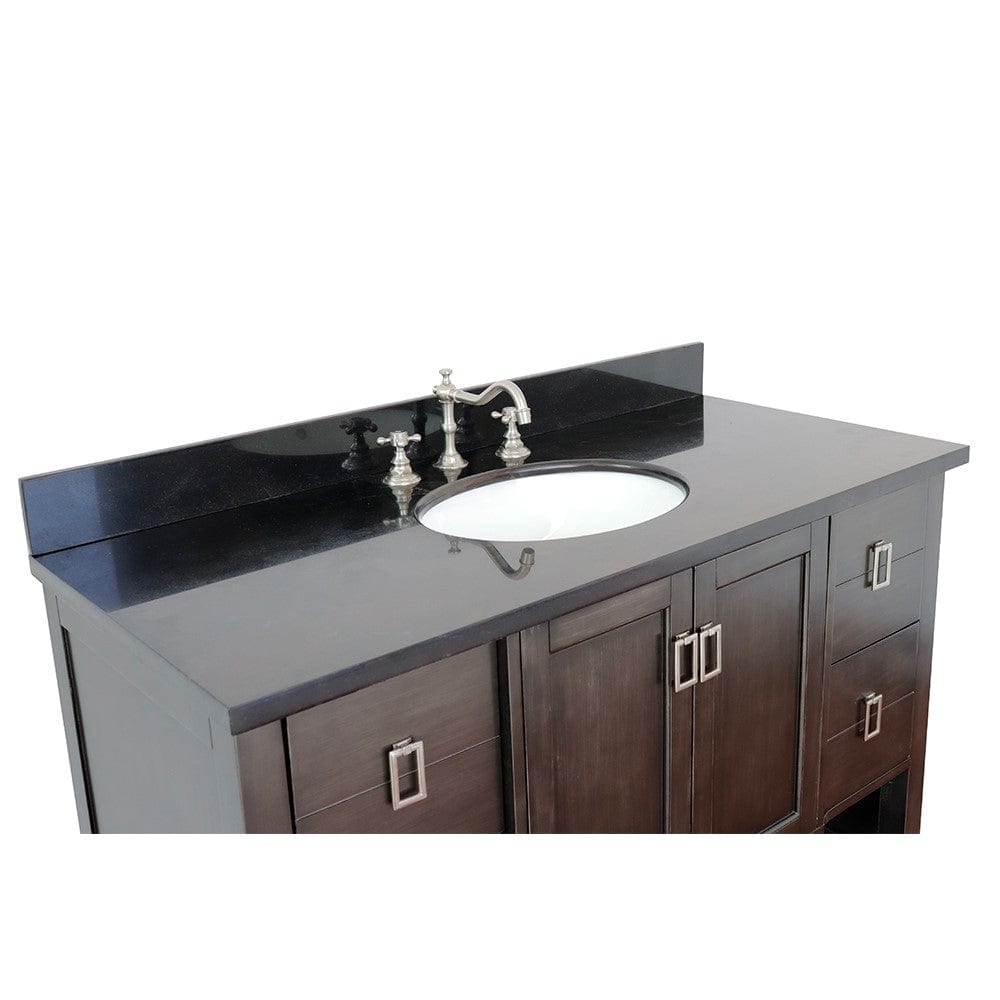 Bellaterra 49" Single Vanity in Silvery Brown Finish