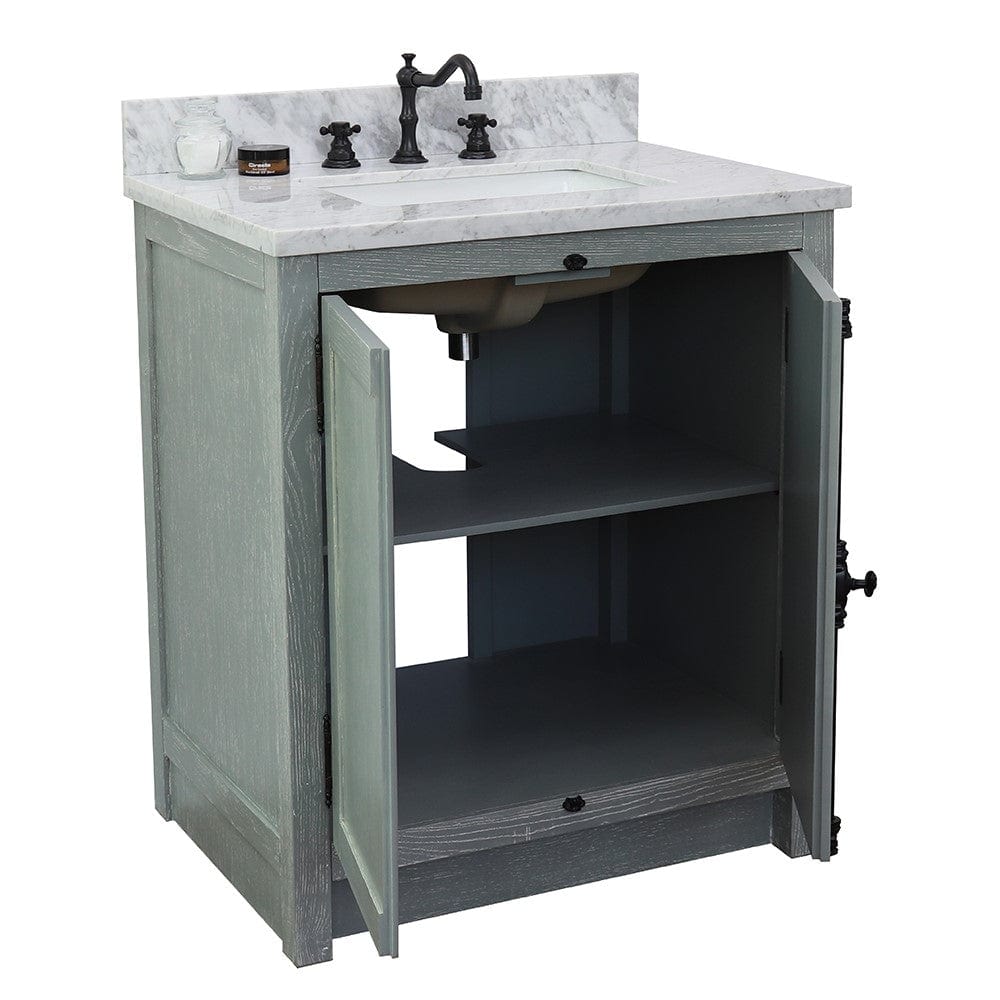 Bellaterra 31" Single Vanity in Gray Ash Finish