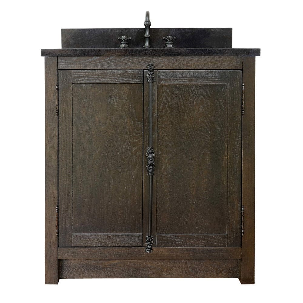 Bellaterra 31" Single Vanity in Brown Ash Finish