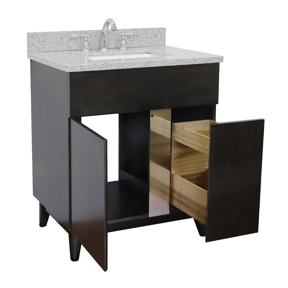 Bellaterra 31" Single Vanity in Silvery Brown Finish