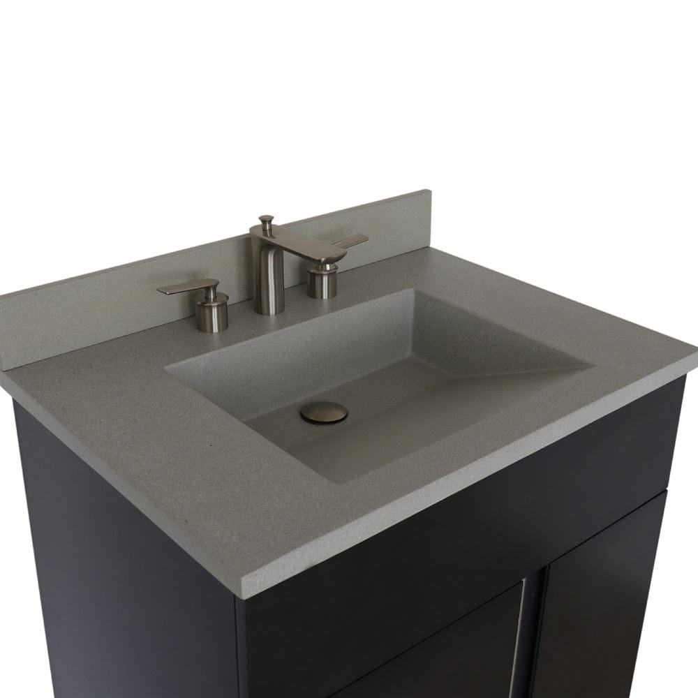 Bellaterra 31" Single Vanity in Silvery Brown Finish