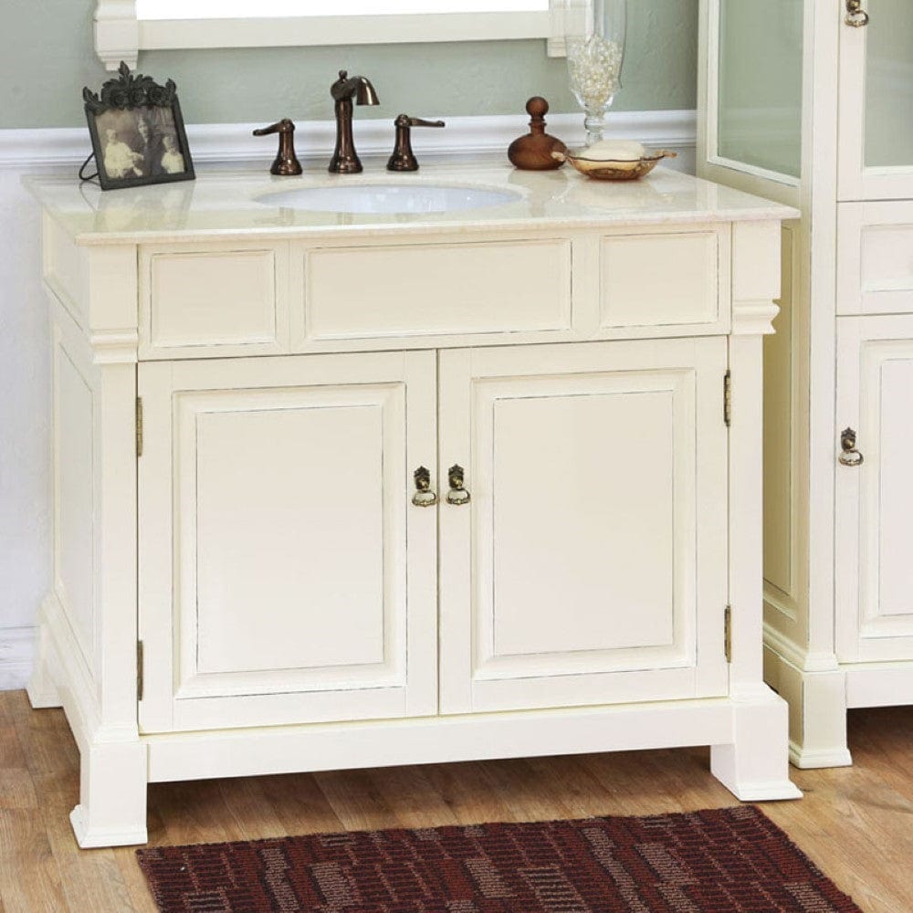 Bellaterra 42 in Single Sink Vanity Wood