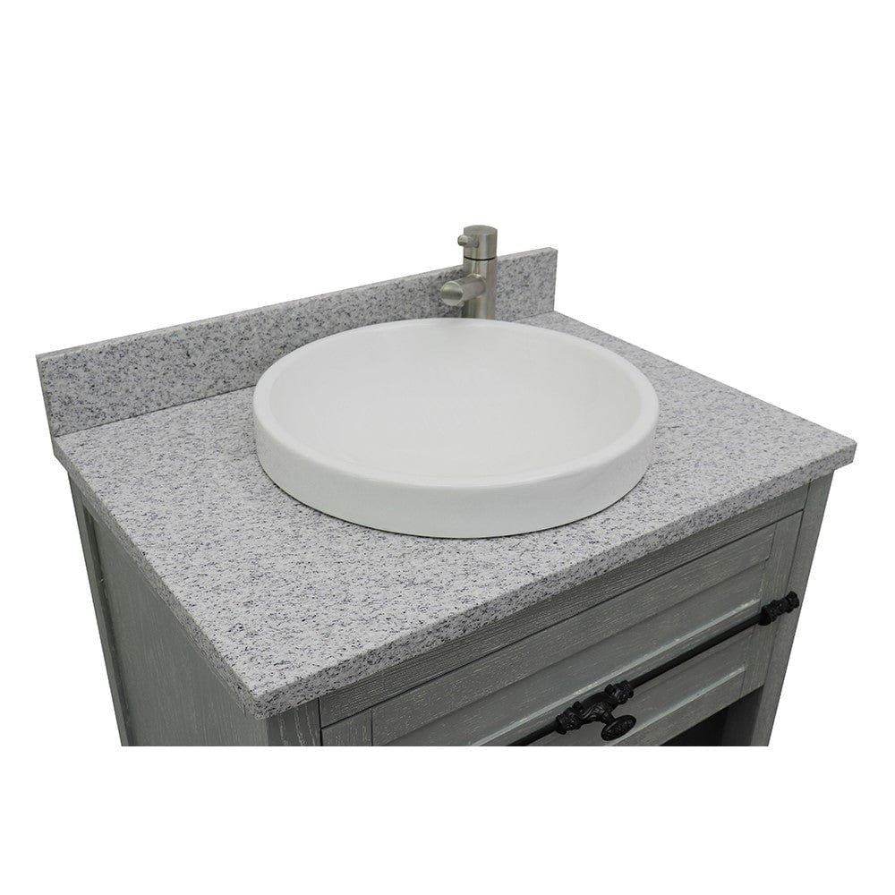 Bellaterra 31" Single Vanity in Gray Ash Finish