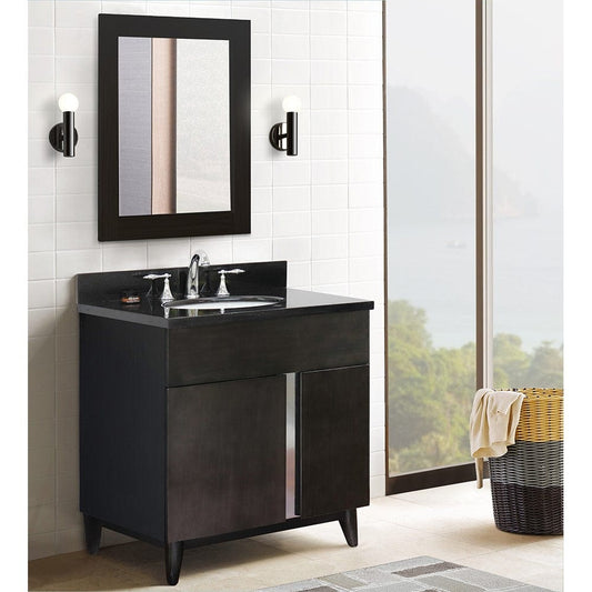 Bellaterra 31" Single Vanity in Silvery Brown Finish