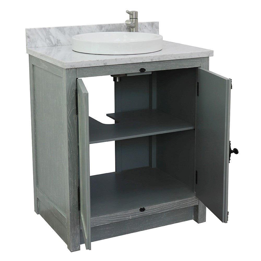 Bellaterra 31" Single Vanity in Gray Ash Finish