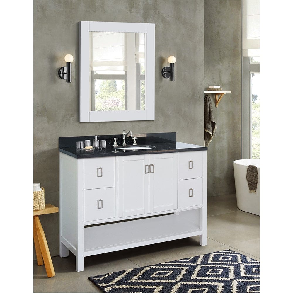 Bellaterra 49" Single Vanity in White Finish