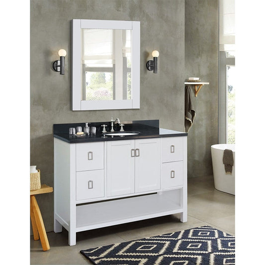 Bellaterra 49" Single Vanity in White Finish