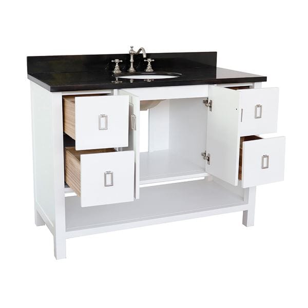 Bellaterra 49" Single Vanity in White Finish