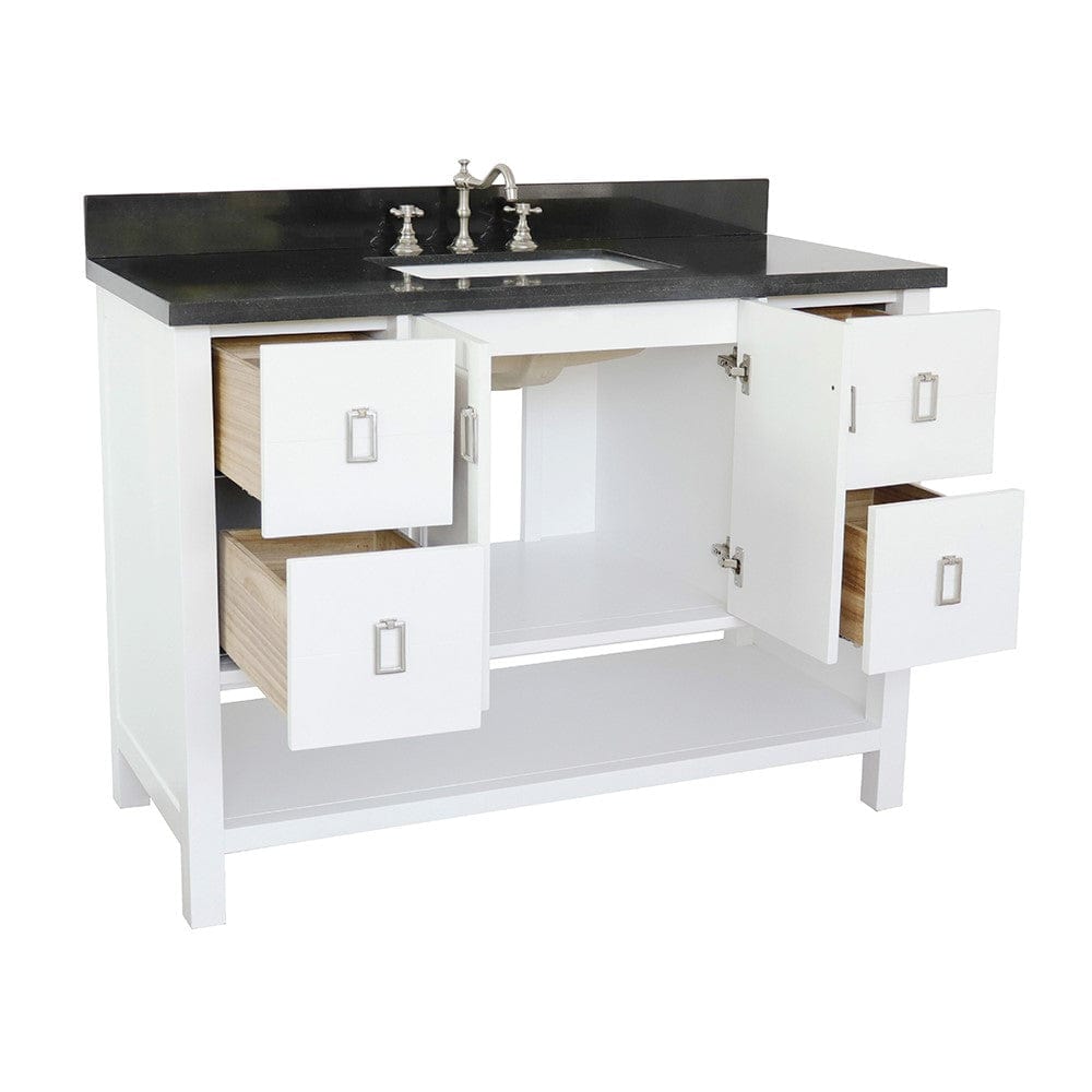 Bellaterra 49" Single Vanity in White Finish