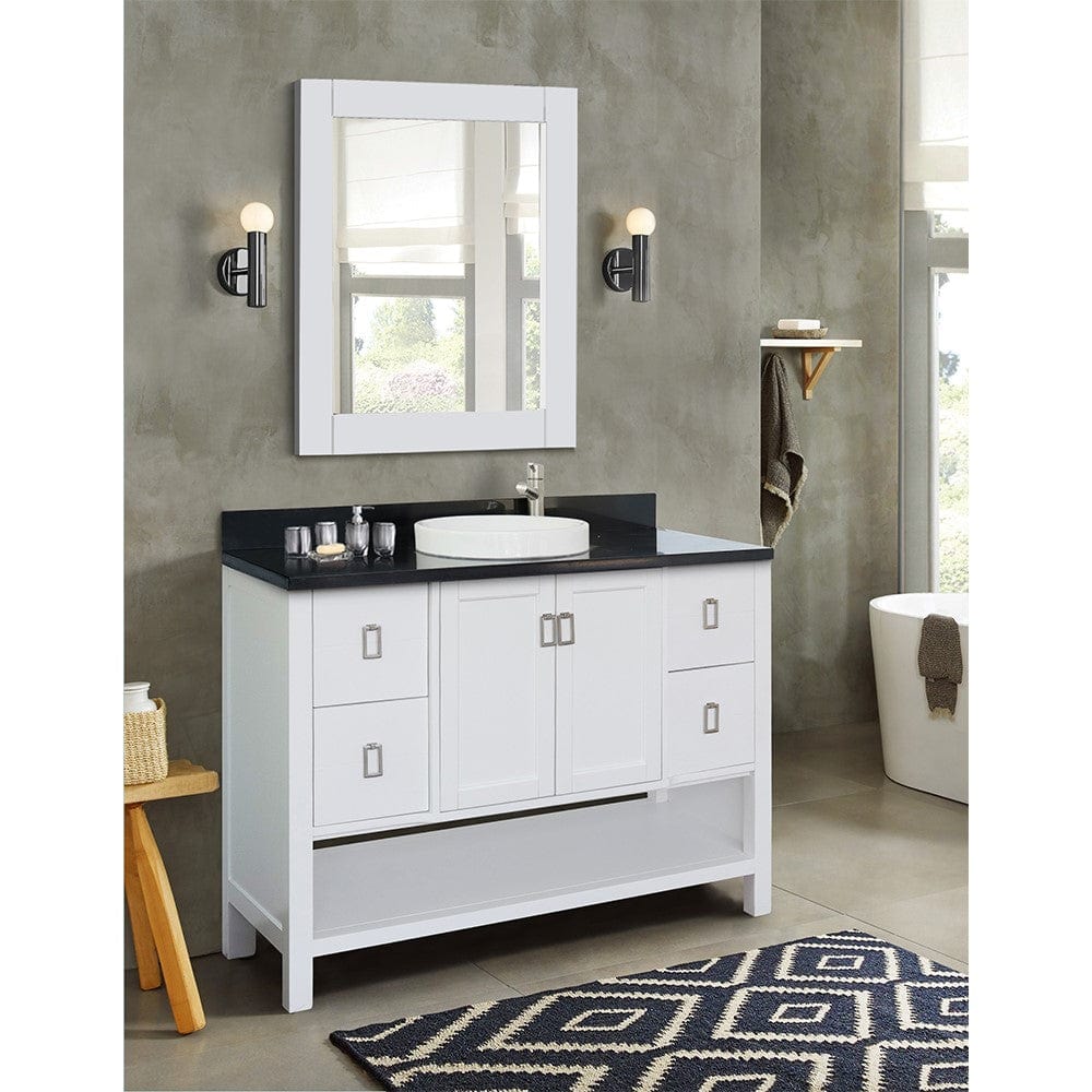 Bellaterra 49" Single Vanity in White Finish