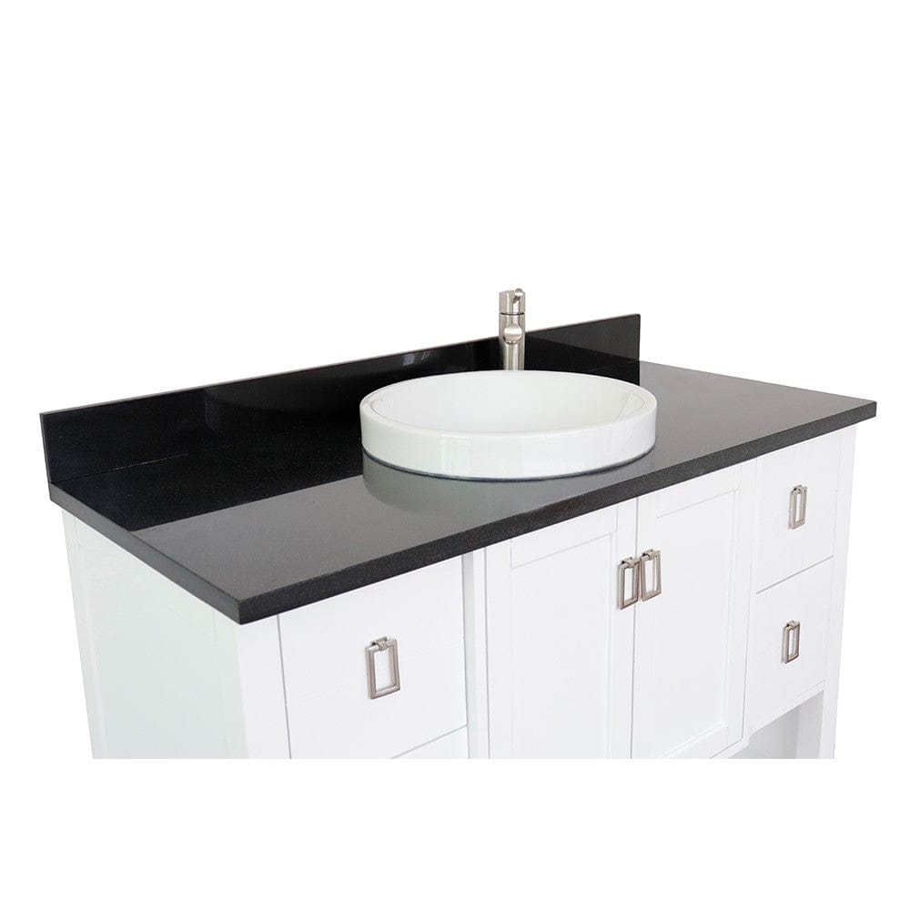 Bellaterra 49" Single Vanity in White Finish