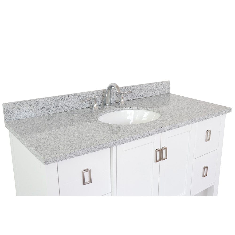 Bellaterra 49" Single Vanity in White Finish