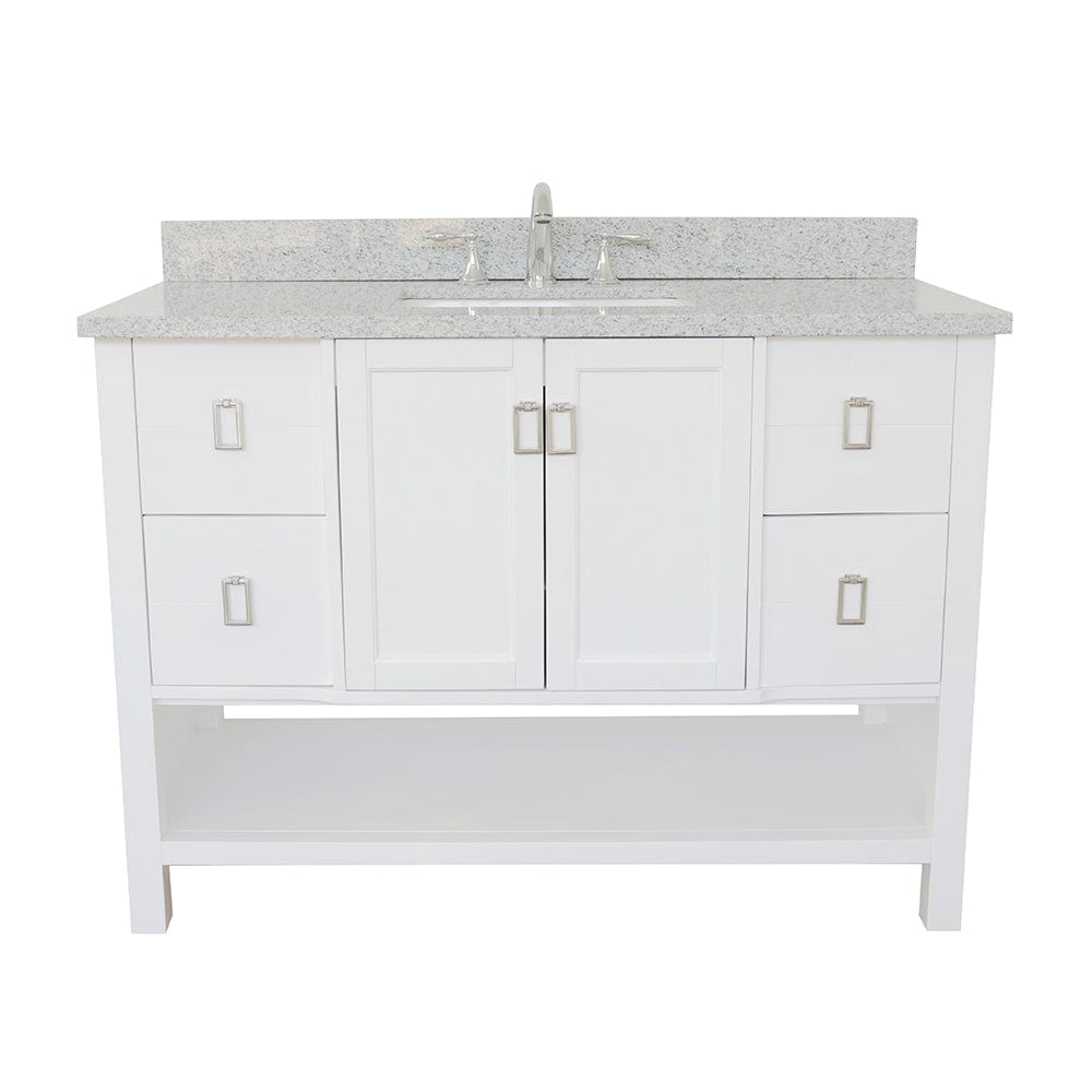 Bellaterra 49" Single Vanity in White Finish