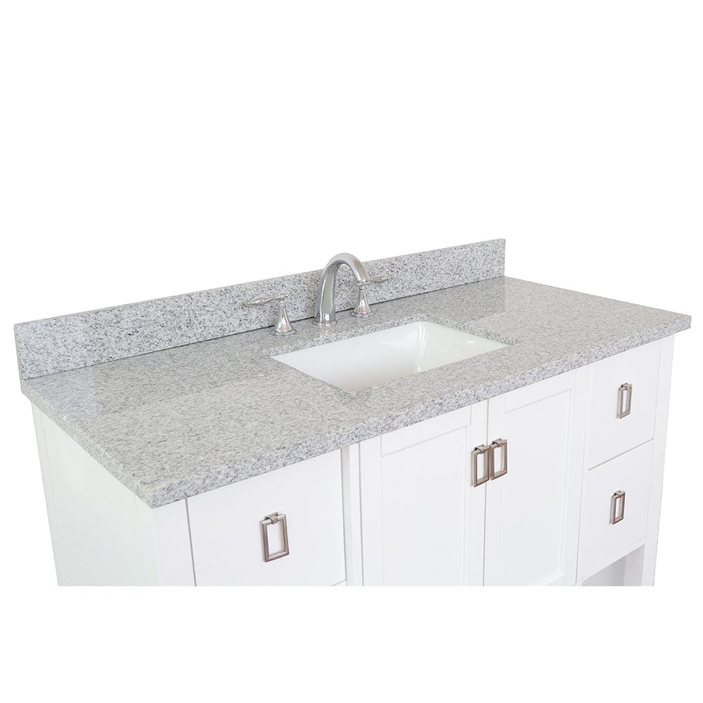 Bellaterra 49" Single Vanity in White Finish