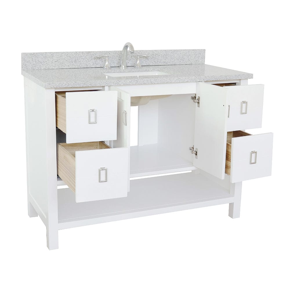 Bellaterra 49" Single Vanity in White Finish