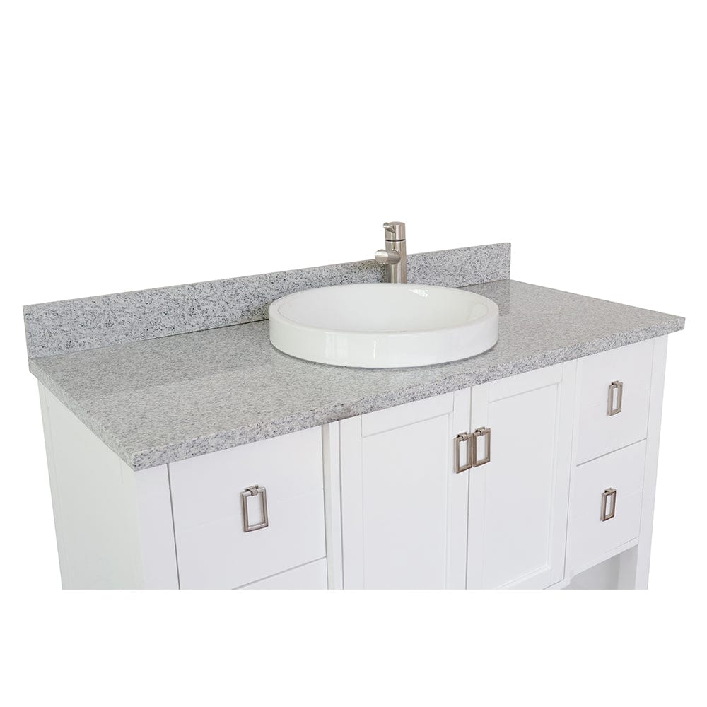 Bellaterra 49" Single Vanity in White Finish