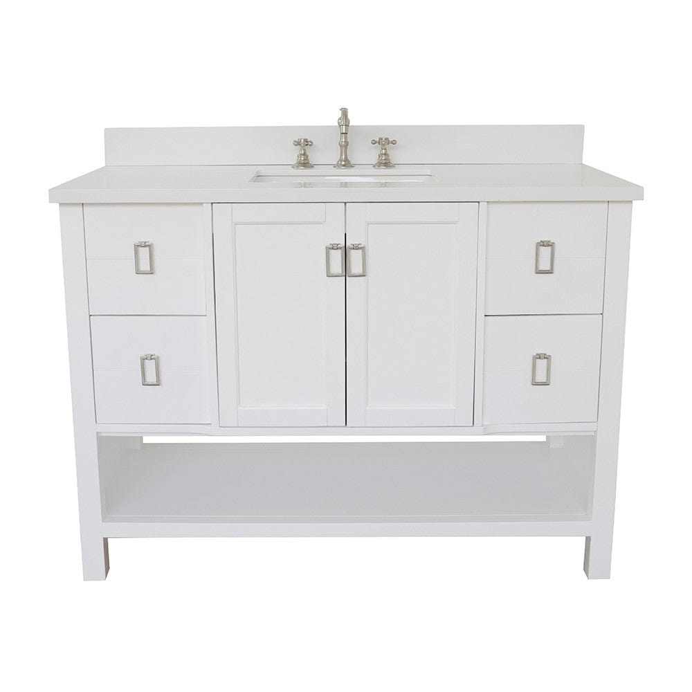 Bellaterra 49" Single Vanity in White Finish