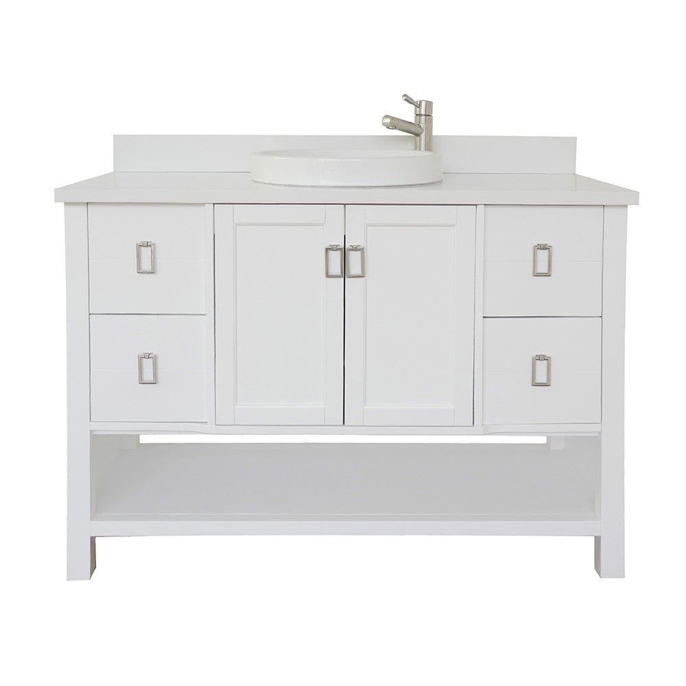 Bellaterra 49" Single Vanity in White Finish