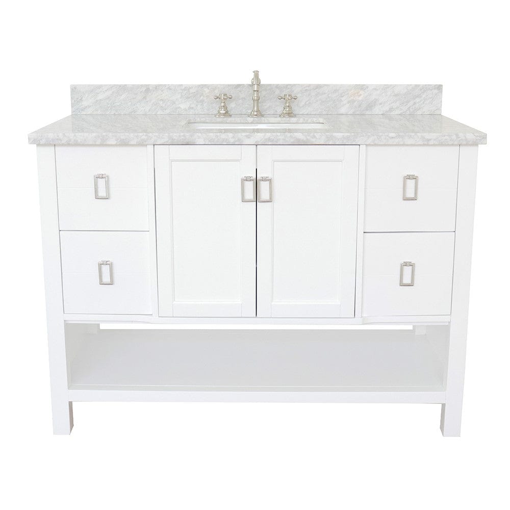 Bellaterra 49" Single Vanity in White Finish