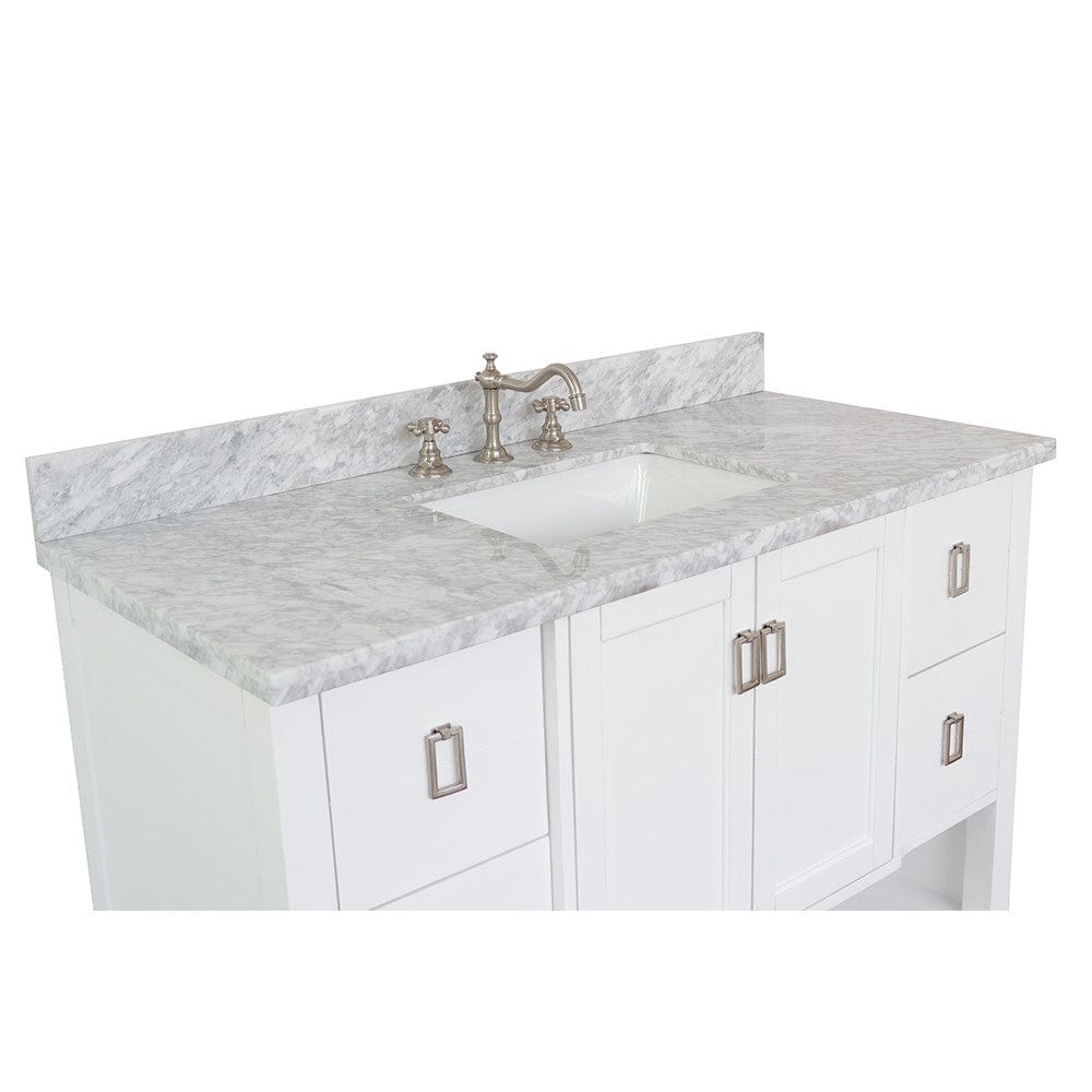 Bellaterra 49" Single Vanity in White Finish